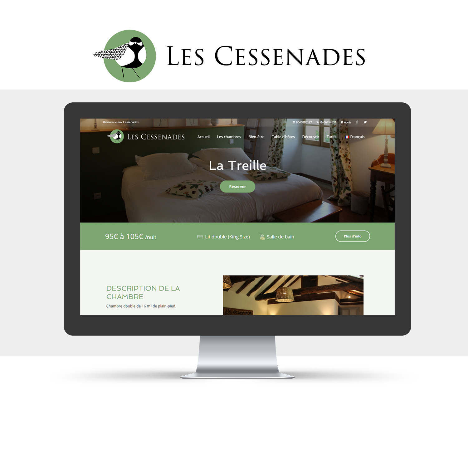 Logo & Site web, Les Cessenades